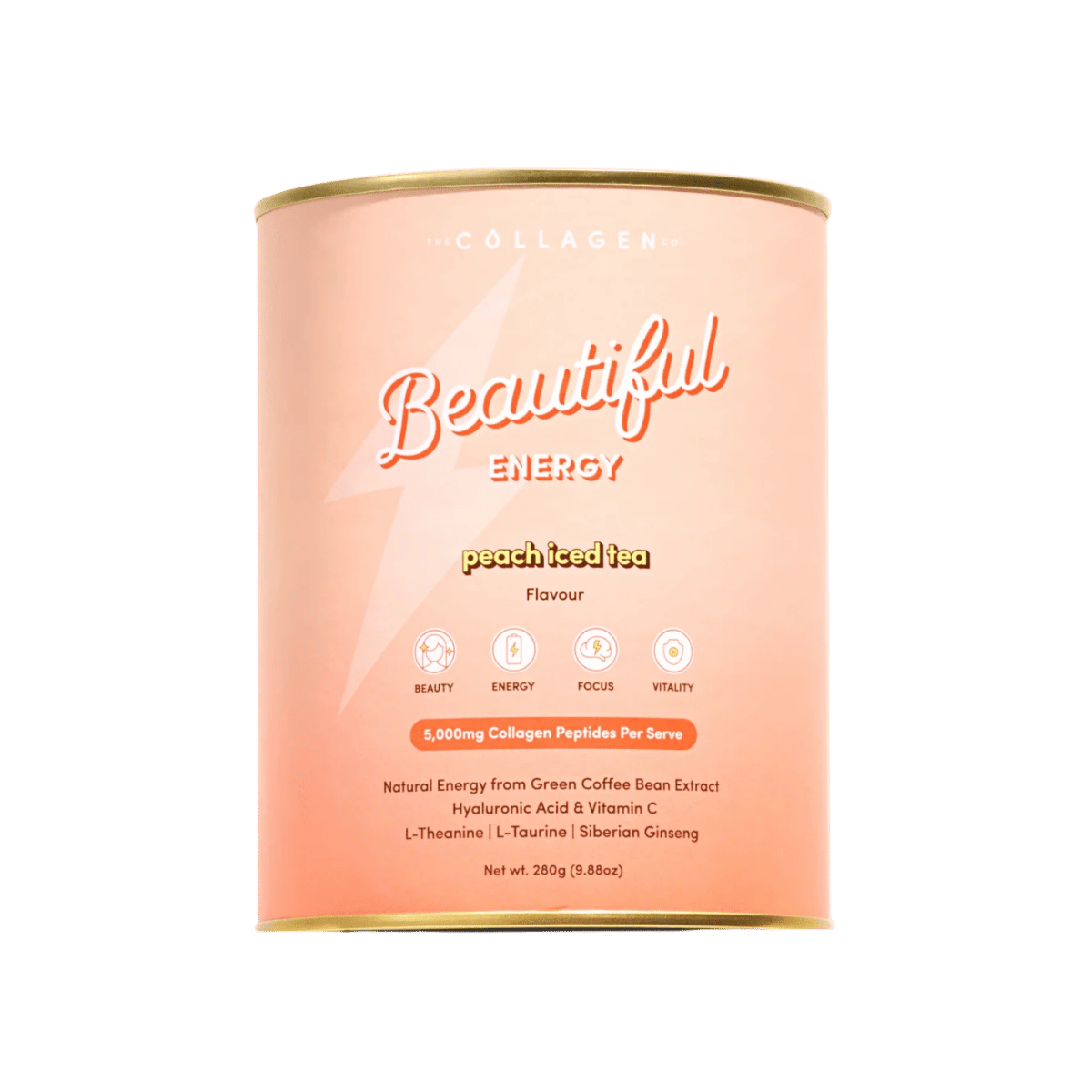 Collagen Co Peach Iced Tea Beautiful Energy - 280g﻿﻿