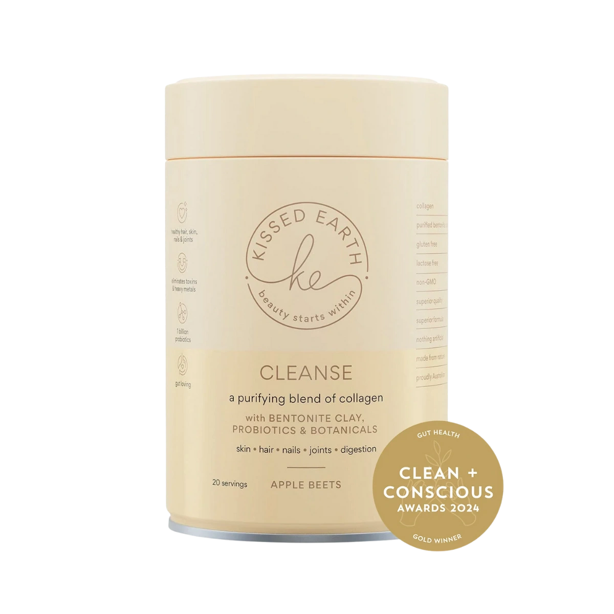 Cleanse Collagen Apple Beets 240g Supplement